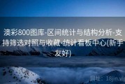 澳彩800图库-区间统计与结构分析-支持筛选对照与收藏-统计看板中心(新手友好)