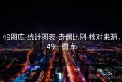 49图库-统计图表-奇偶比例-核对来源，49一图库